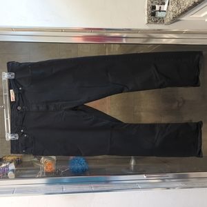 Men's Wrangler Slim Straight Black Jeans